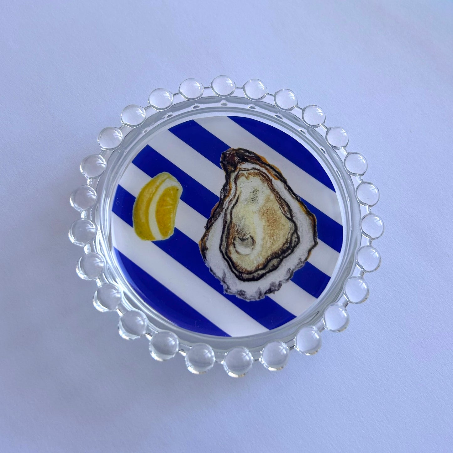 Striped Oyster Trinket Dish