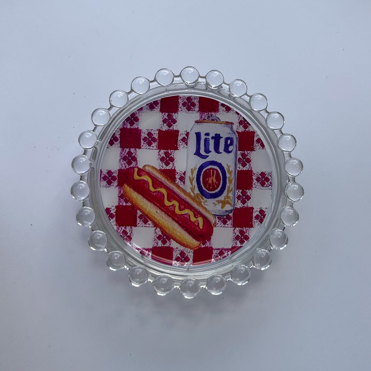 Summer Hot Dog & Beer Trinket Dish