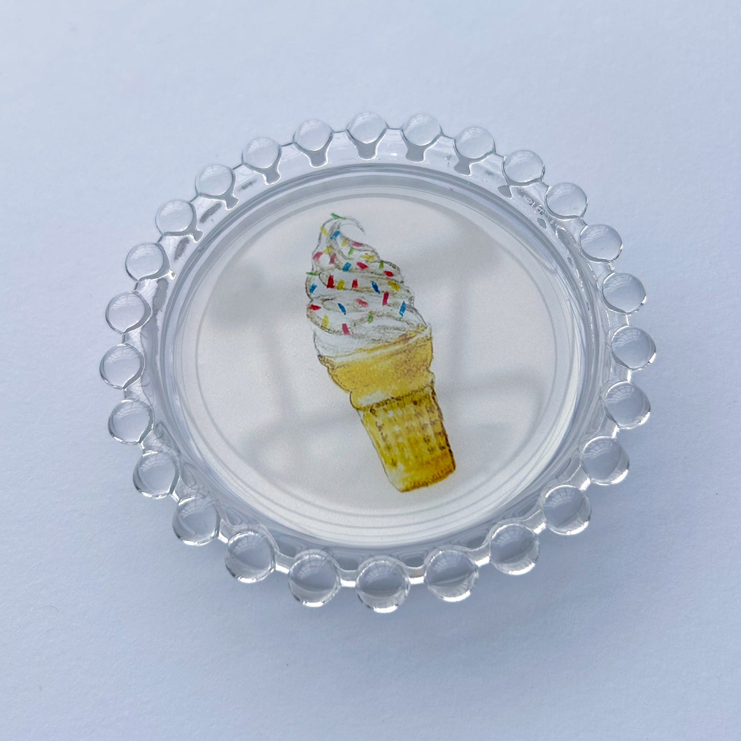 Soft Serve with Sprinkles Trinket Dish