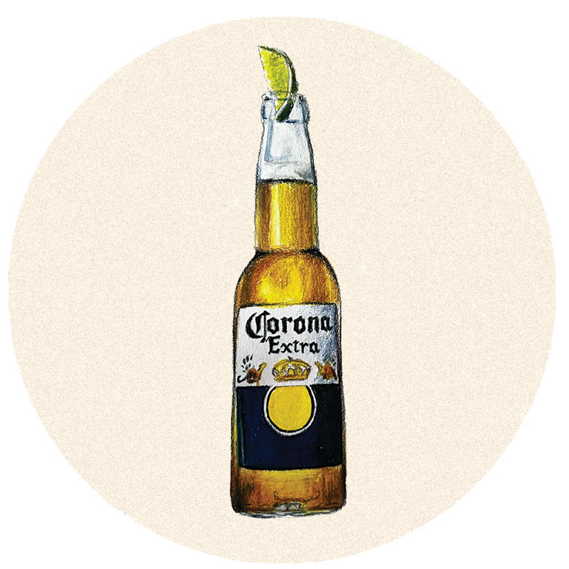 Corona with Lime Dish
