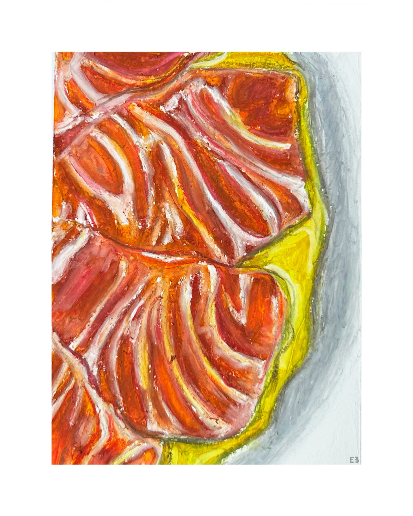 Oil Pastel Crudo Print