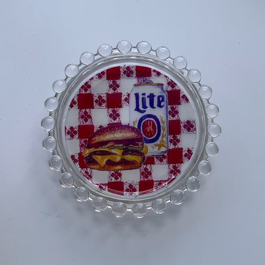 Summer Burger & Beer Trinket Dish