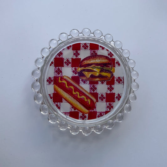 Burger & Hot Dog Trinket Dish