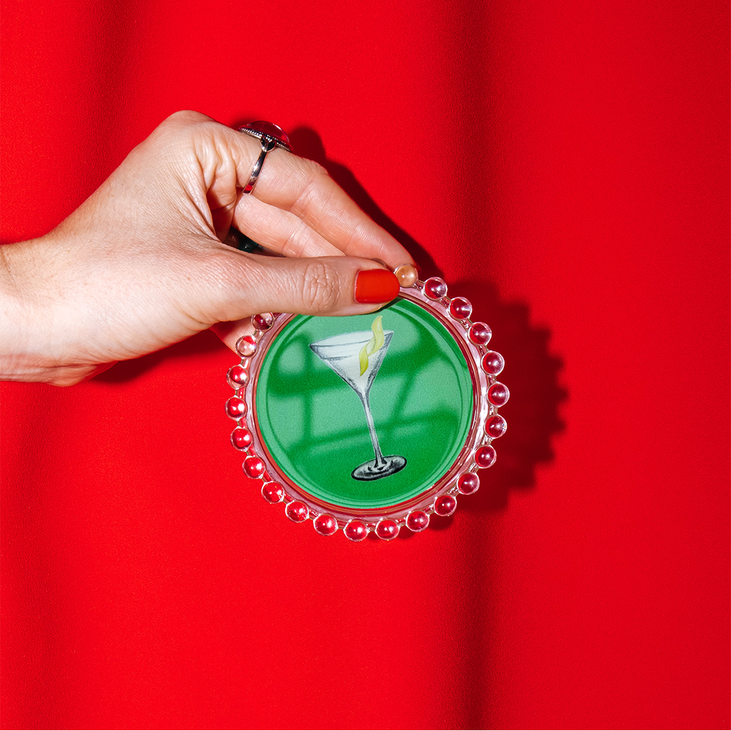 Martini with a Twist Trinket Dish