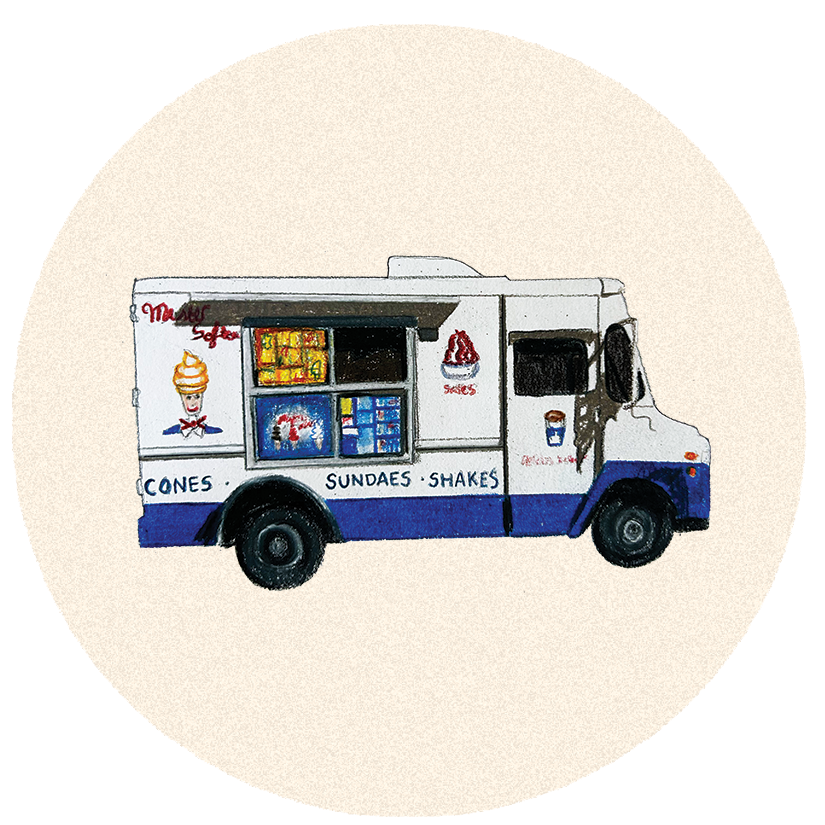 Mister Softee Truck Dish