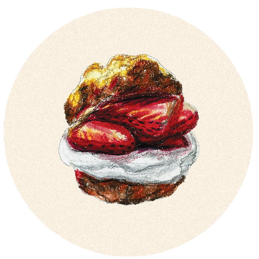 Strawberry Shortcake Dish