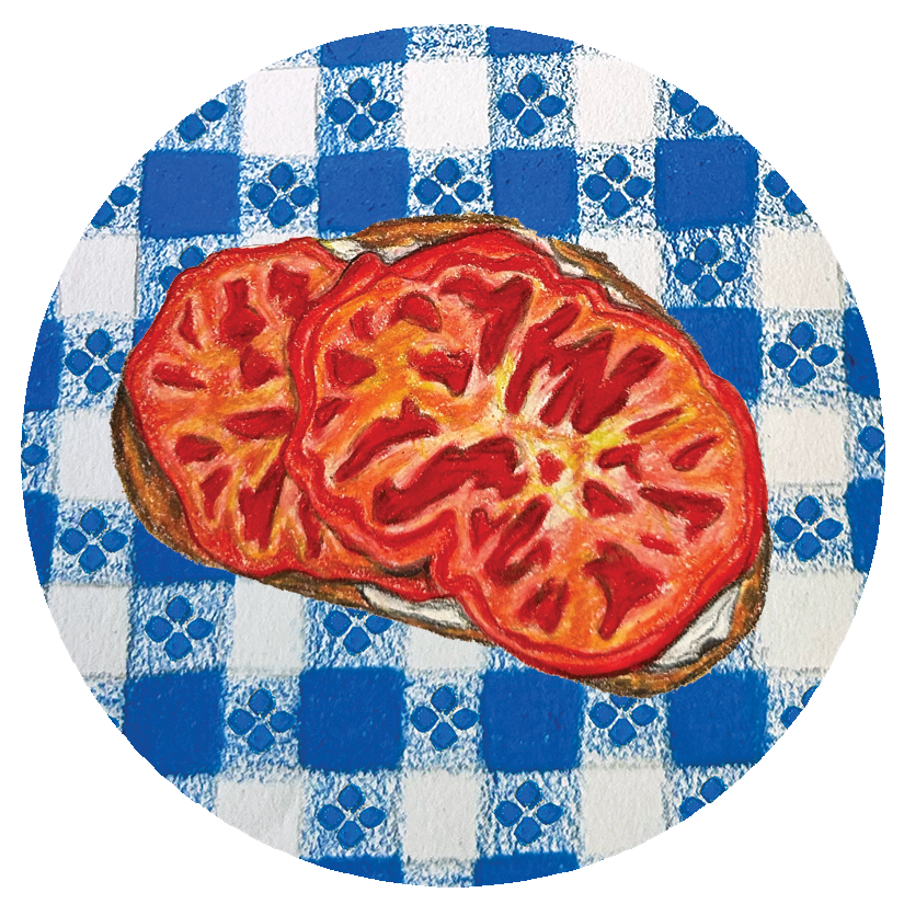 Tomato Toast Dish