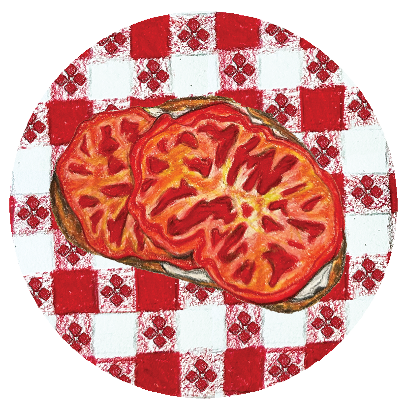 Tomato Toast Dish