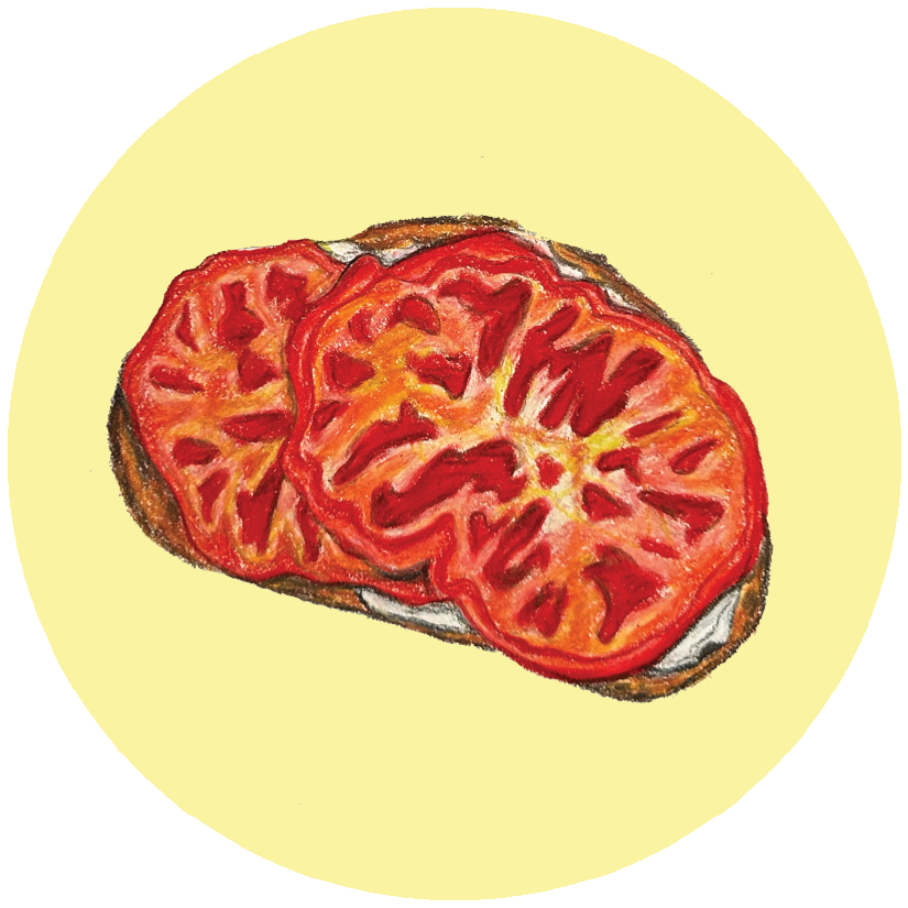 Tomato Toast Dish