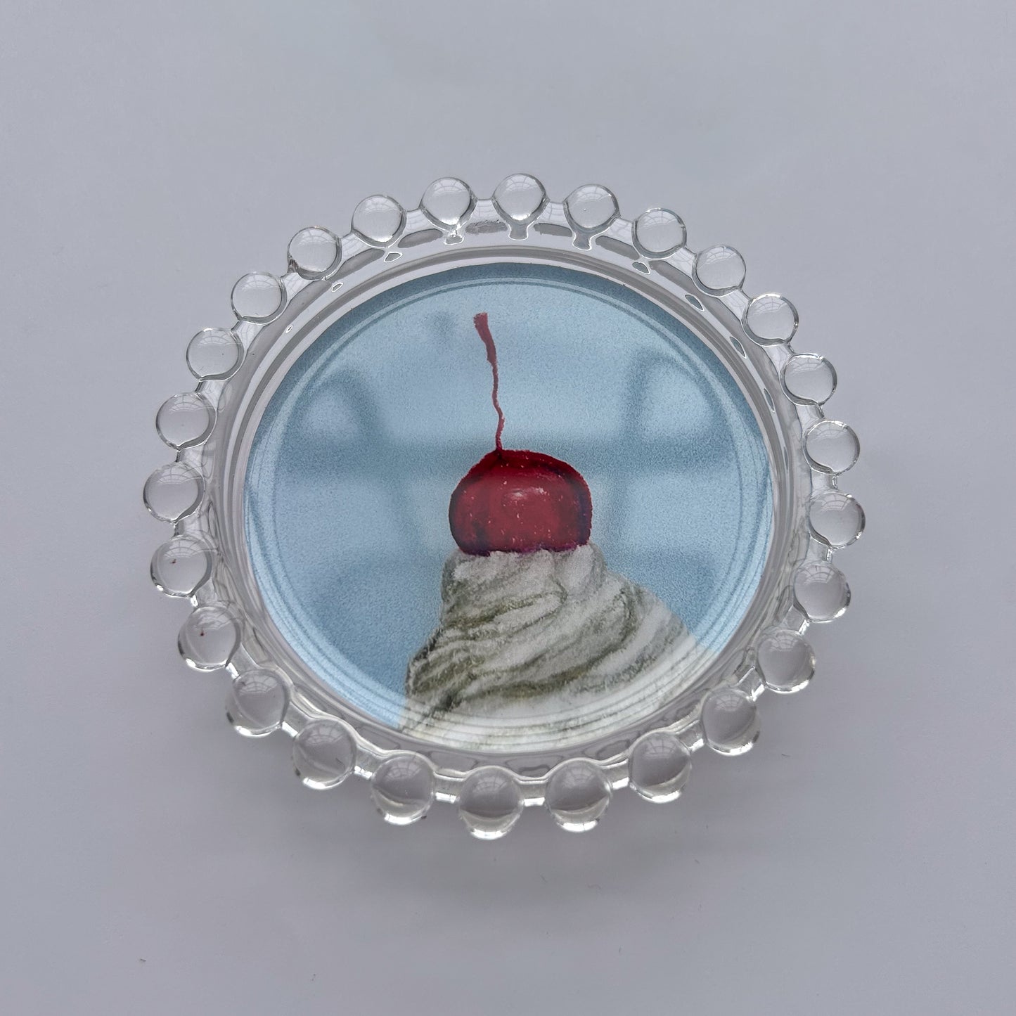 Whipped Cream & Cherry Trinket Dish