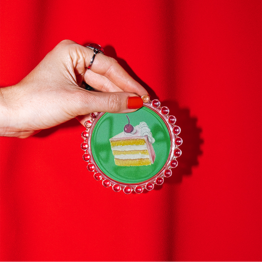 Yellow Cake Trinket Dish